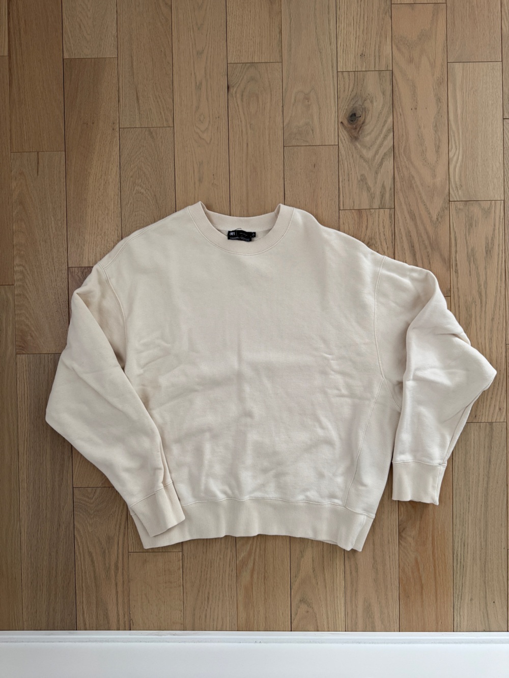 Men's Crewneck Sweatshirt in Soft Cream